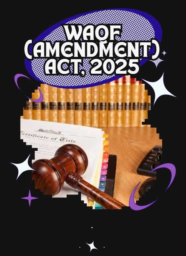 The waqf(Amendment )Act,2025