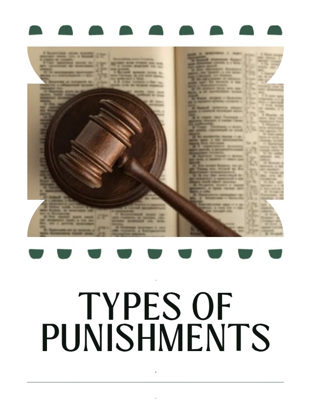 Types Of Punishment Under Bns :6 Punishment